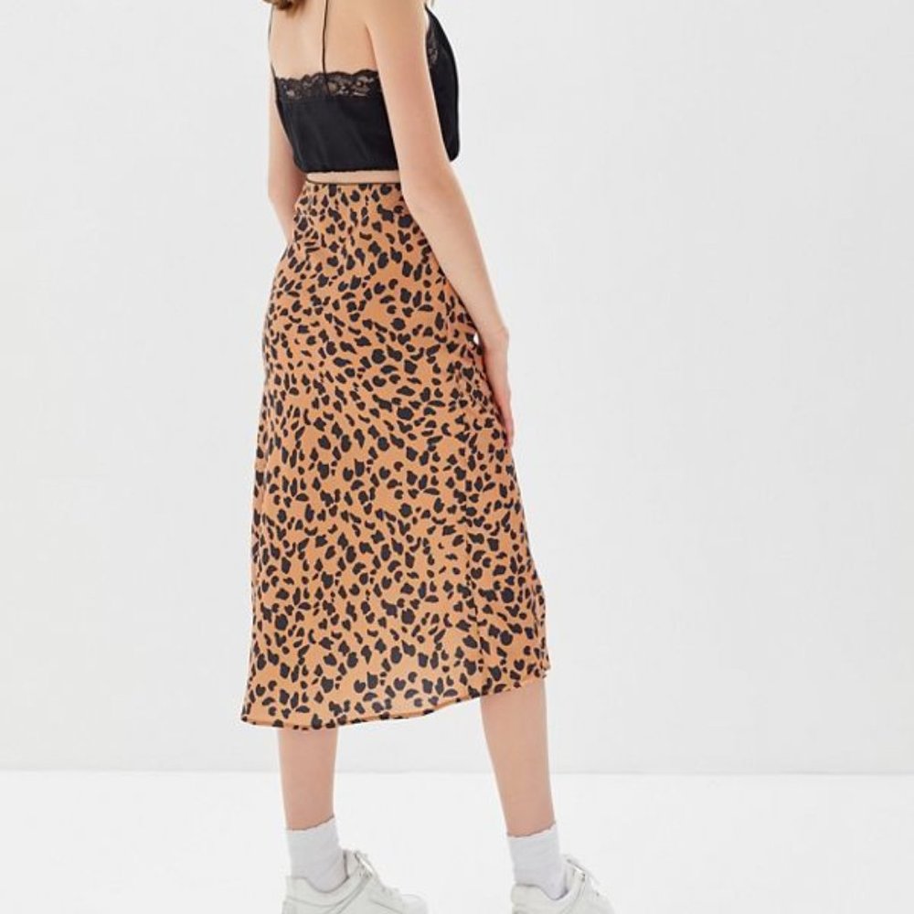 NWOT Urban Outfitters Rowan Midi Slip Skirt